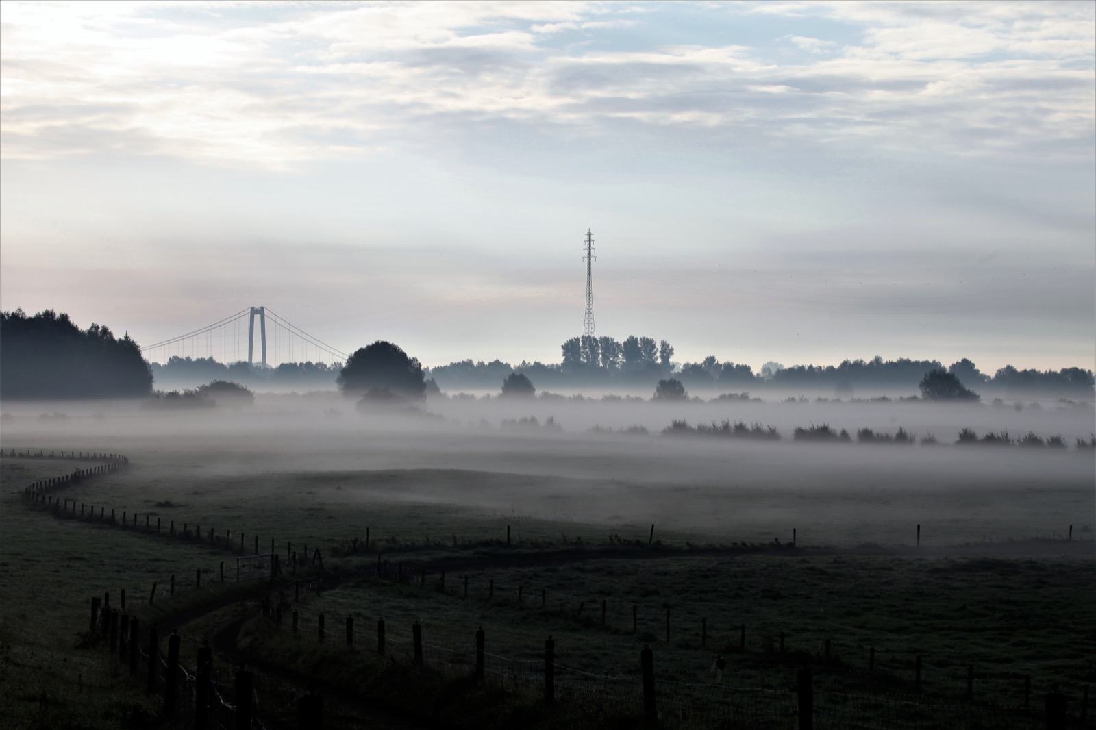 Niederrheinische Landschaft rund um Hüthum und Borghees